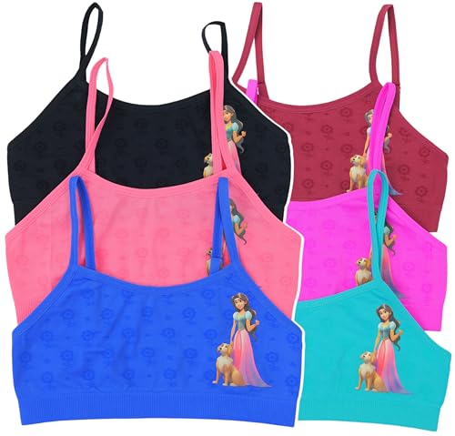 Image of ToBeInStyle Girl Pack of 6 Set Spaghetti Strap Training Bras & Boyshorts Bikinis