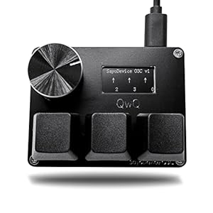 SayoDevice O3C – Teclado OSU de disparo rápido, interruptores lineales magnéticos con perilla y pantalla, copiar pegar, disparar, macro Hotswap Mini teclado