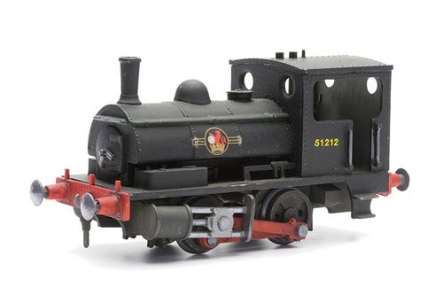 Model Railway British Railways Pug Plastic Kit - OO Scale 1/76