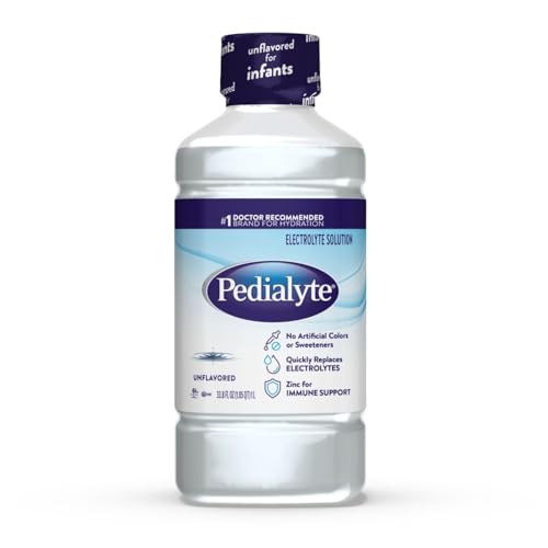 Pedialyte Electrolyte Solution, 33.8 Fl Oz Bottle, Unflavored