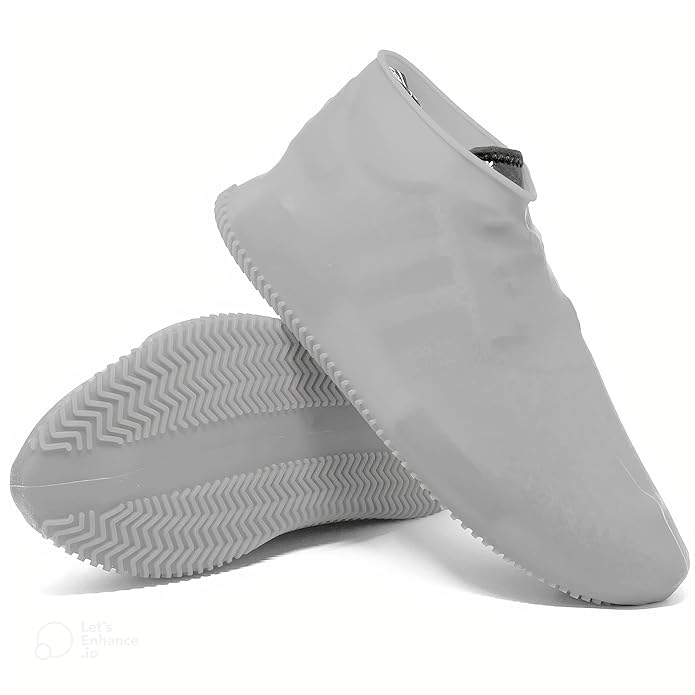 Image of Blissful Diary Waterproof Shoe Covers Reusable Silicone Cover Shoes Rain Boots for Men, Women, Kids |Overshoes Protectors for Kitchen, Indoor,Outdoor.Silicone Shoes Cover (Rain Shoe Cover) (M)