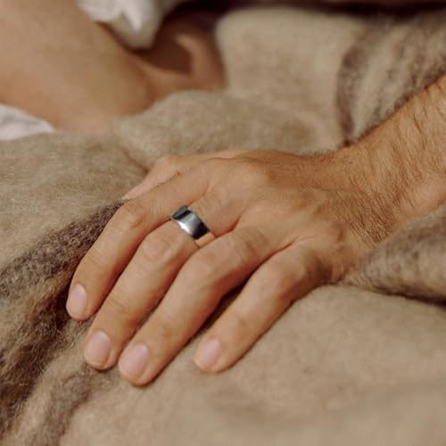 Image of OURA Ring 4 - Silver - Size 11 - Smart Ring | Size First Ring 4 Sizing Kit | Sleep Tracking Wearable - Heart Rate - Fitness Tracker - Up to 8 Days Battery Life