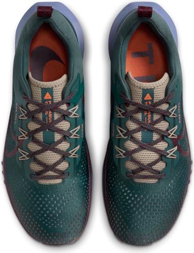 Nike Nike React Pegasus Trail 4, Low Men, Deep Jungle Night Maroon Khaki, 8
