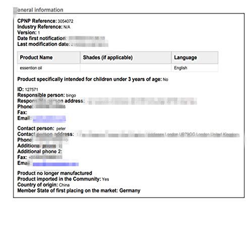 Skymore Aceite esencial con ingredientes naturales para difusor y aire ambientador para mujer 6 piezas Azul
