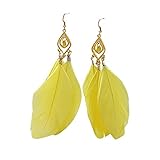 Aretes de plumas únicos, artículo hecho a mano, cada uno será ligeramente diferente entre sí, pero todas las plumas están bien seleccionadas e inspeccionadas