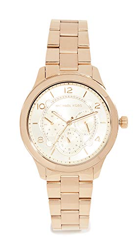 Michael Kors Women's 38mm Gold-Tone Steel Bracelet & Case Quartz Analog Watch MK6588