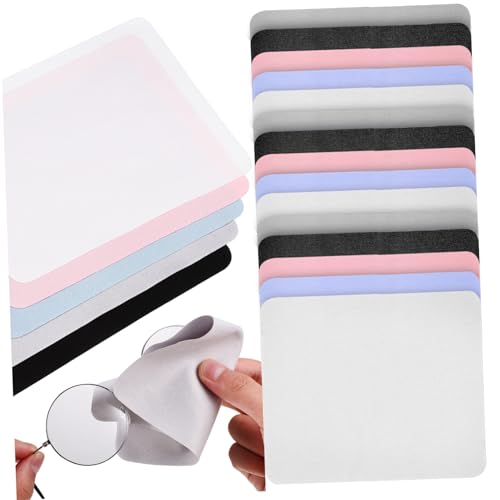 SMASOLO 20 piezas Paños de Limpieza para Gafas Microfibra Toallitas para Lentes Absorbentes Portátiles para Casa Oficina y Viaje