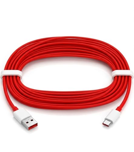 Image of 2-METER USB to Type C Fast Charging Cable, Red, 60W, 2 Meter, compatible with iPhone, iPad, iPod, Android, Long Cable,
