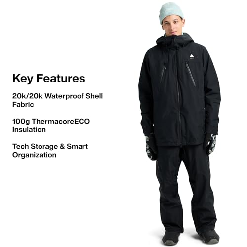 Image of Burton Men's Reserve 2-Layer 3-in-1 Jacket - Waterproof Winter Snowboard Jacket with Removable Insulated Liner & Hood