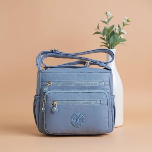 Image of Pealwel Women Shoulder Handbag Roomy Multiple Pockets Bag Ladies Crossbody Purse Tote Top Handle Satchel