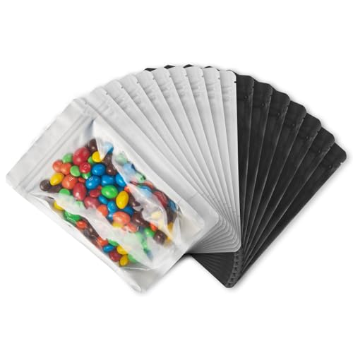 Bolsas de mylar a prueba de olores con ventana transparente bolsa de embalaje de alimentos 2
