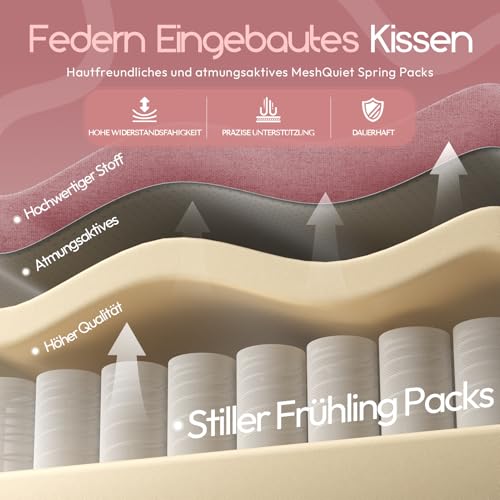 Sedia da gioco in tessuto con cuscino primaverile, poltrona da gioco con poggiapiedi, ergonomica, in PC, per gamer, da ufficio, portata 150 kg, colore: rosa - Sedia gaming - Immagine 4