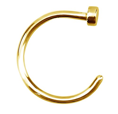 Forbidden Body Jewelry Nose Ring Hoop, Surgical Steel Comfort Fit