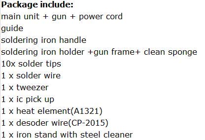 GOWE BGA Rework Station 2 in 1 Tig Lasmachine Soldeerstation - Afbeelding 3