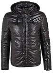 Gipsy Herren Gmdule Lacev W Lederjacke, schwarz, XXXL