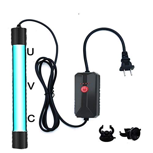 13W U&VC Timer Aquarium Algae Clear Green Bloom Clean Light Fish Tank Water Clean Lamp for Sump Pond Filter Tank