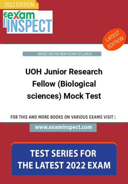 UOH Junior Research Fellow (Biological sciences) Mock Test