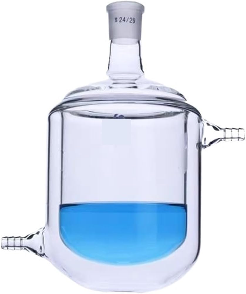 Flacon de réaction en verre borosilicaté à double paroi 50ml