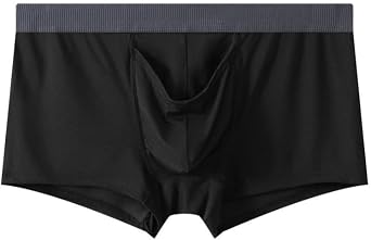 Men Briefs Underwear Pack Color Block Ice Silk Seamless Pouch Trunks Thongs Stretch Soft Breathable Boxer Brief