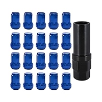 TSUGAMI M12x1.25 Car Wheel Lug Nuts, 20PCS Chrome