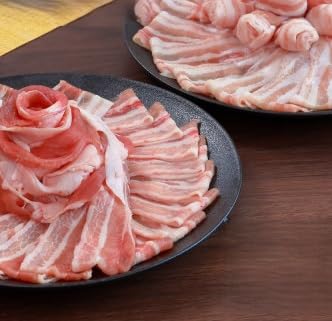 (千葉県産ブランド豚)元気豚 豚バラスライス(やわらか薄切りスライス)1kg(200g×5パック)