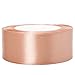 ATRBB 25 Yards 1-1/2 inch Wide Satin Ribbon Perfect for Wedding,Handmade Bows and Gift Wrapping(Mocha Mousse)