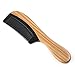 Breezelike Hair Comb - Fine Tooth Natural Sandalwood Buffalo Horn Comb - No Static Detangling Wooden Comb for Women, Men and Kids