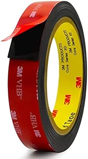 SmartMaster Double Sided Tape, 3M Double Sided Tape Heavy Duty, Waterproof Strong Double Sided Tape, 20mm x 3 m Mounting Tape VHB Foam Tape for Car, Office, Home Decor, LED Strip Lights Mounting