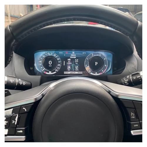 Clúster digital Jaguar XE Pace 2016-2020: tablero de coche con velocímetro LCD 2