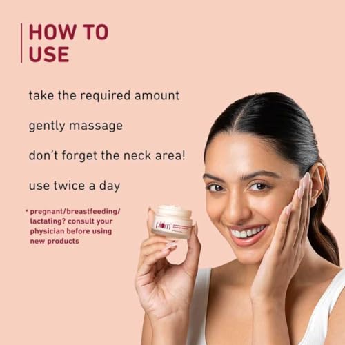 Plum Saffron & Kumkumadi Oil Daily Glow Bright Moisturizing Cream | Lightweight Moisturizer to Brighten Skin, Enhance Glow | With SPF 35 | UVA/UVB... - Image 5