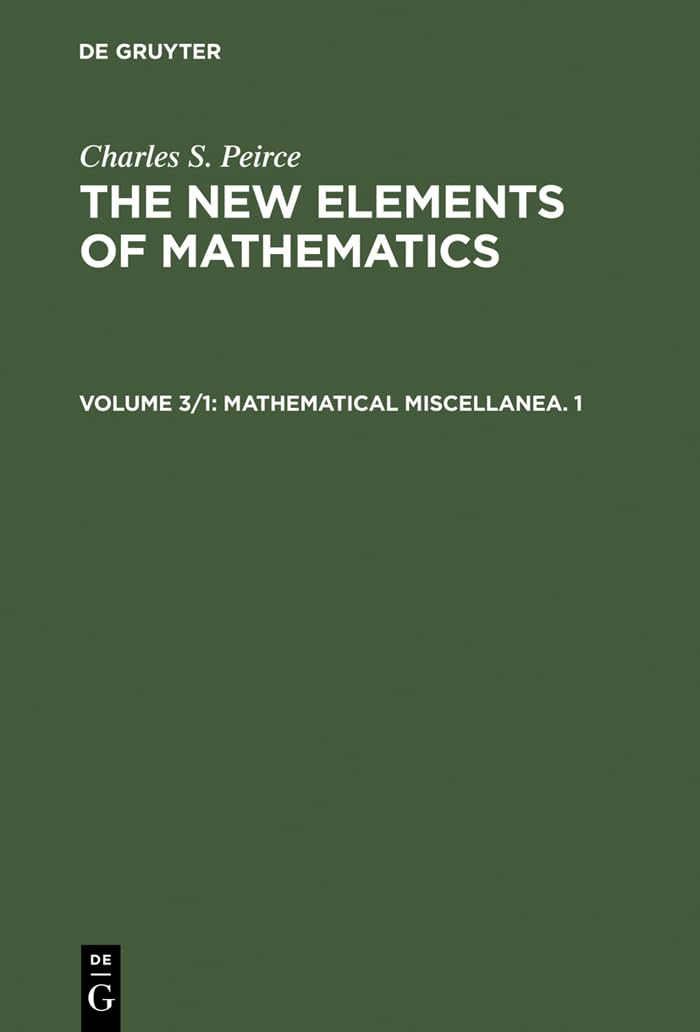 Mathematical Miscellanea. 1      Reprint 2014 Edition