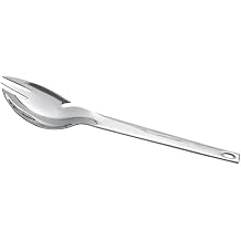 Weis Tasting Spoon/Fork, Stainless Steel, Silver, 20 x 4 x 6.5 cm