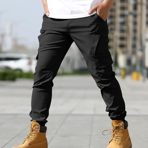 Men's Pro Stretch Tactical Pants Multi Pockets Casual Sports Pants Outdoor Hunting Cargo Pants Army Techwear Pants2