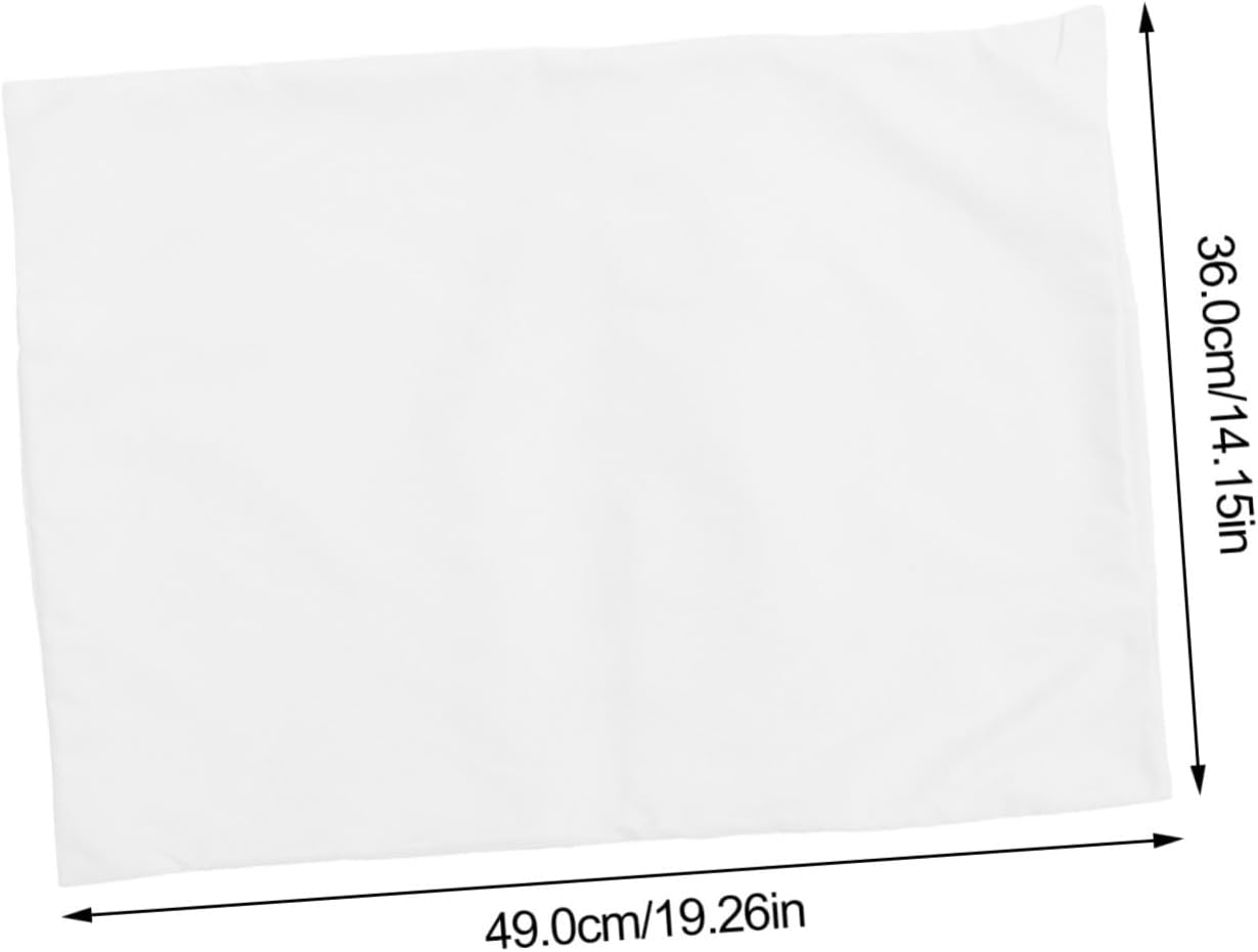 Alipis 2pcs Boy Girl Pillow Cases Boy Girl's Pillow Covers Easy Closure Fine Material Portable White