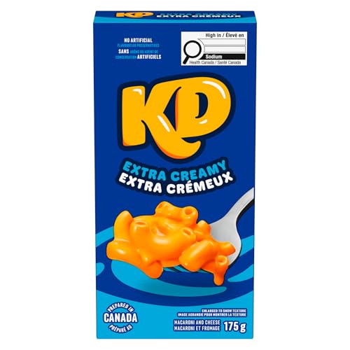 Kraft Dinner Extra Creamy Mac and Cheese, 175g, boîte de 24