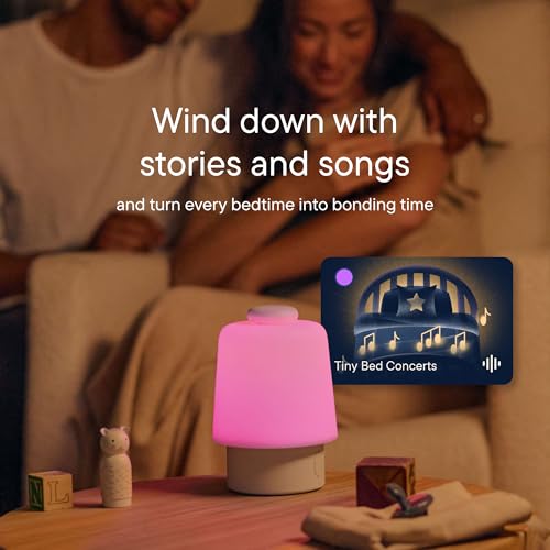 Image of Hatch Baby Sound Machine, Night Light | Sleep Support | Registry Essential, Routine Builder, Time-to-Rise Alarm Clock, White Noise, Nursery Stories, Toddler Kids (Wi-Fi) (Beechwood)