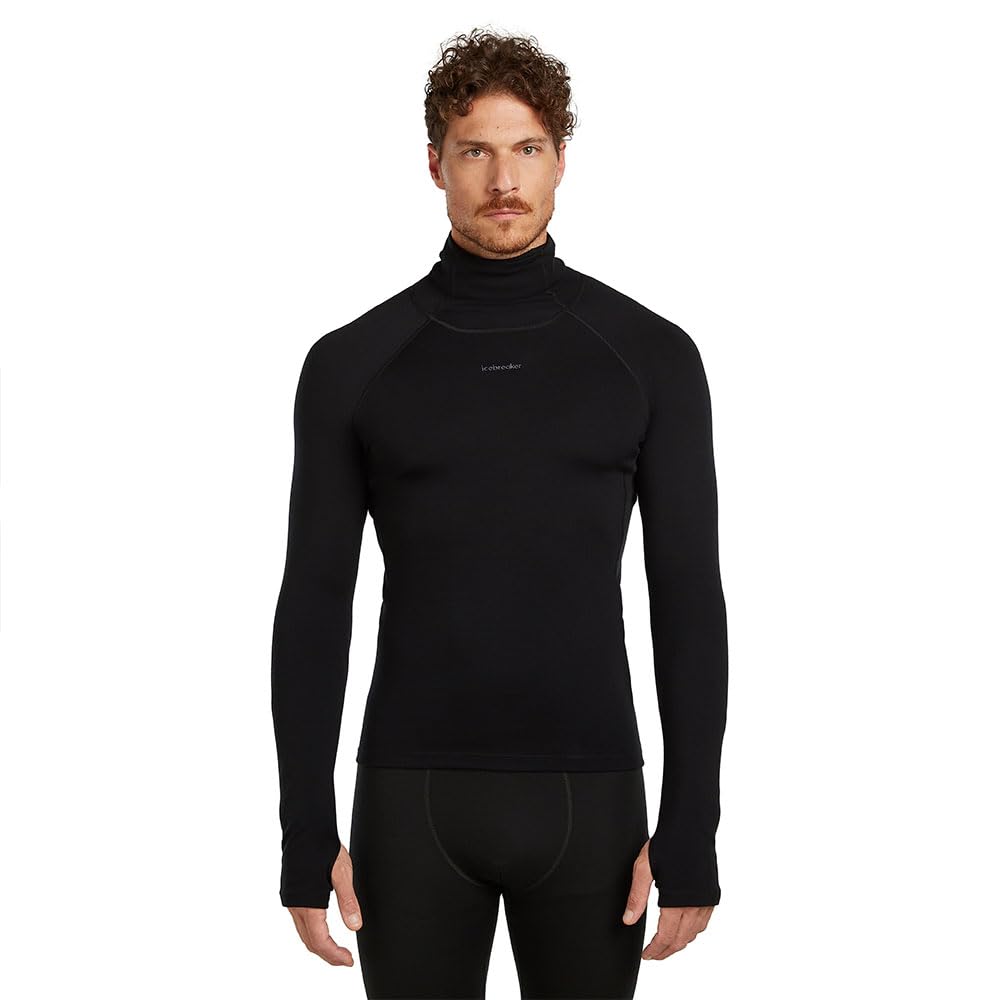 ICEBREAKER 300 MerinoFine Polar Roll Neck Long Sleeve Base Layer 2XL