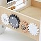 Mamabrum, Lauflernhilfe aus Holz, Lauflernwagen mit 6 in 1 Funktionen, Spielzeug für die Früherziehung, Spielset: Motorschleife, Zählen, Sortierer, Bauklötze, Lauflernhilfe mit Anti-Rutsch-Rädern