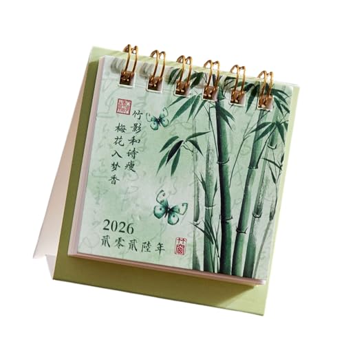 2026 Monthly Calendar, Pocket Sized Calendar Creative Desktop Decoration Daily Planner Portable Small Desk Organizers Desk Calen