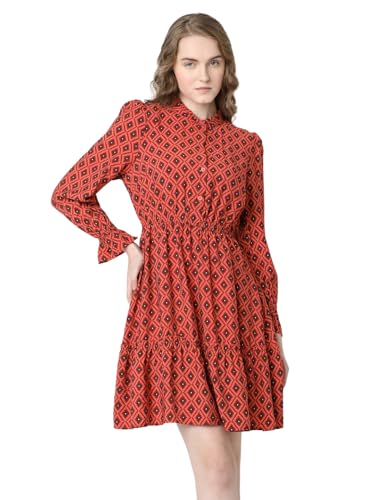 Image of VERO Moda Above The Knee Fit and Flare Dress for Women