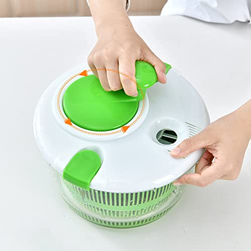 Hedtec Dryer Salad Spinner Household Manual Fruit And Vegetable Dehydrator Drain Basket Dryer Fruit Salad Vegetable Spinner 5L Kitchen #TOP2