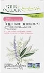 Four O'Clock Herbalist, Hormone Balance Herbal Tea, Raspberry Leaf & Shatavari, Supports Hormonal Health, Relieves Menstrual & Menopause Symptoms, Promotes Well-Being, Non-GMO Project, 16 Tea Bags