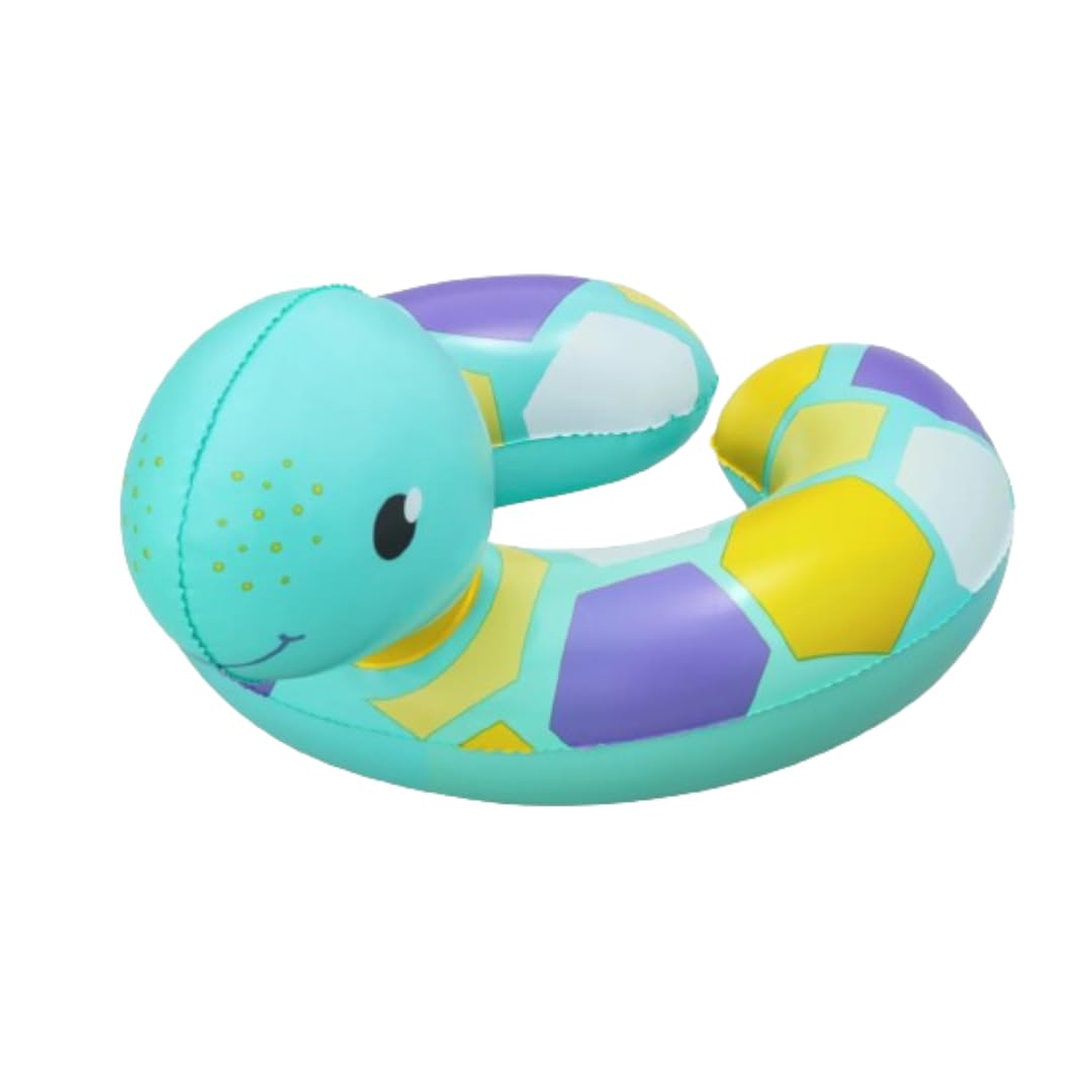 Flotador para Bebe, Asiento Inflable Bebe, boia Bebe, Barca Hinchable niños, Bebe Playa, Flotador niño 3 años, Juguetes Piscina Bebe 1 año, Flotador Tortuga Bebe Playa