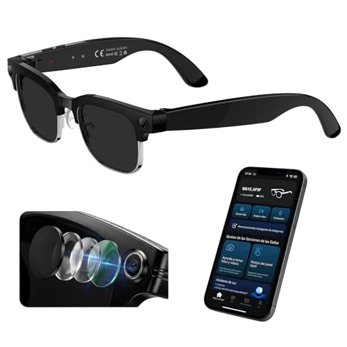 smartia – Gafas de Sol Inteligentes con cámara, Modelo 2026 y App en español,...