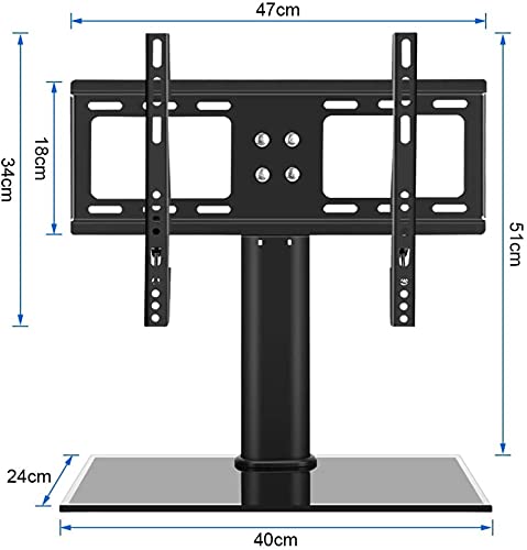 Support TV pivotant et inclinable pour écran 14-42" solide