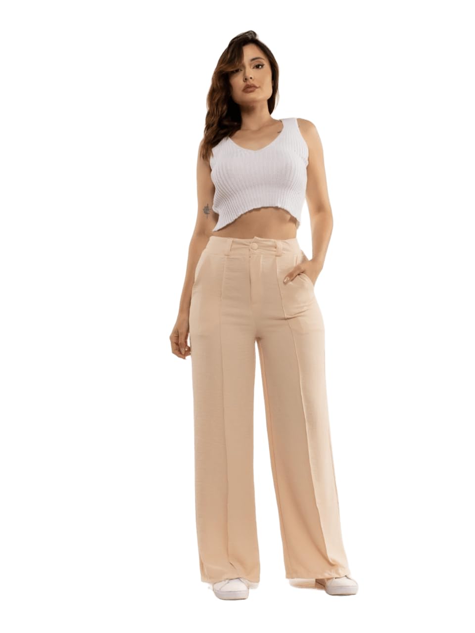 Calça Feminina de Tecido Duna – Cintura Alta, Pantalona com Bolsos e Caimento Leve CL-005 em promoção! Veja a oferta e mais achadinhos de Calças 3 Hoje é o melhor dia para comprar Calça Feminina de Tecido Duna – Cintura Alta, Pantalona com Bolsos e Caimento Leve CL-005 com aquele preço maroto! Promoção! Aproveite a oferta! 3