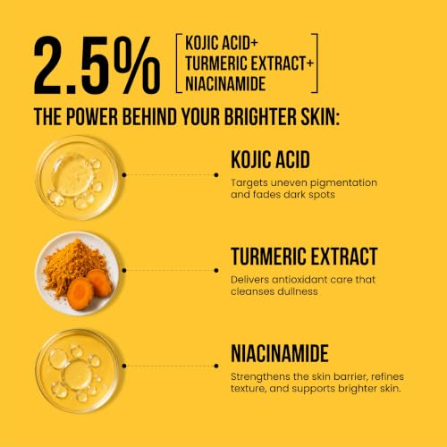Image of Ghar Soaps Kojic Acid Soap | For pigmentation and dark spots reduction | With 2.5% Kojic Acid + Turmeric Extract + Niacinamide| For all skin types (100g x 3 Pack)