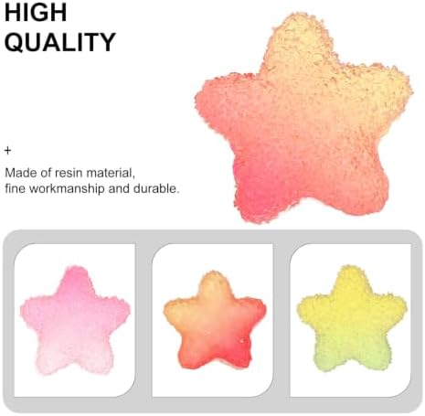 60pcs Resin Star Shaped DIY Phone Shell Accessories for Cellphone - 5