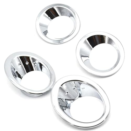 Marco para luz antiniebla de Qashqai J10 2007-2009, moldura cromada delantera y trasera