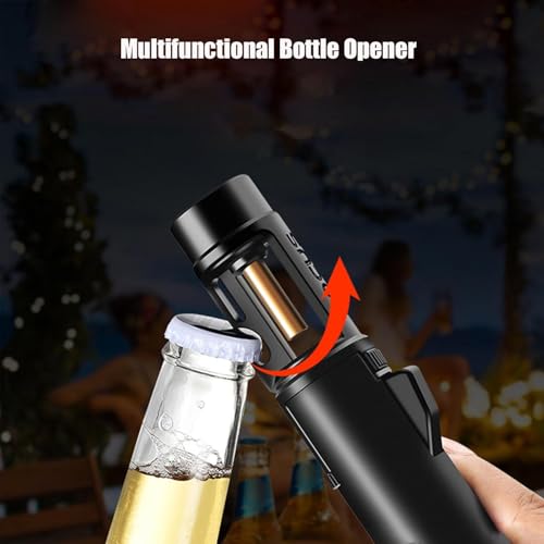 Encendedor recargable Bright Fire tipo soplete miniatura 5